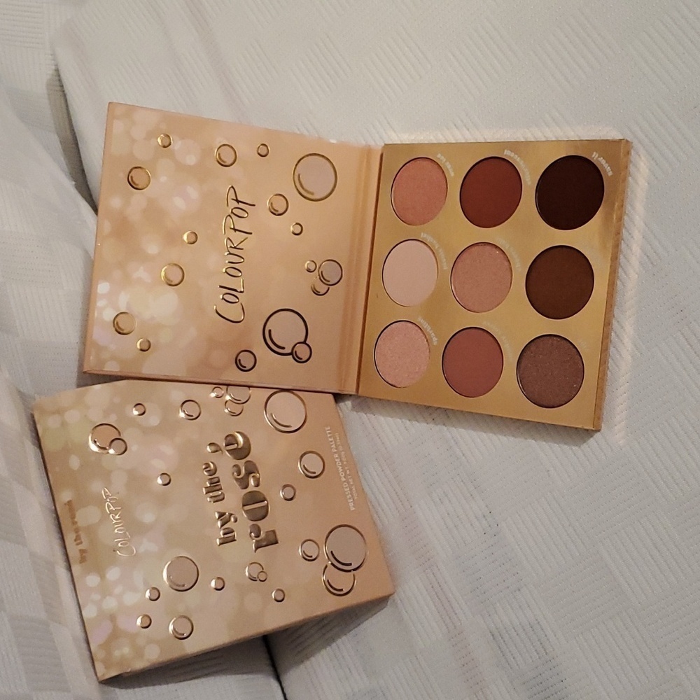 Colourpop By The Rose Pressed Powder Eyeshadow Palette~9 Shades~NIB